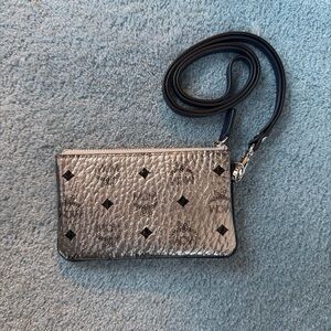 MCM Silver Key Pouch